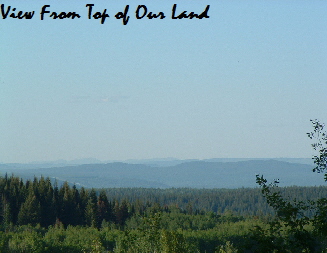 View fr top of our land